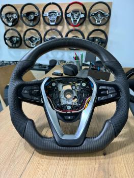 Preview: Carbon Lenkrad für BMW G30 Sport Lenkrad neu Beziehen Preview: Carbon Lenkrad für BMW G30 Sport Lenkrad neu Beziehen